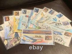 11 FDC Collins Hand painted #3916-25 American Advances in Aviation + Subscriber