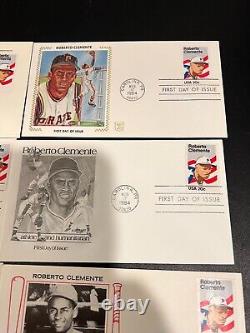 14 Different Roberto Clemente First Day Covers FDC