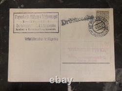 1923 St Wolfgang Austria First Day Postcard Cover FDC Flight Week Error