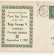 1932 Fdc 3 King Georve V 1c Postage Stamps Bullseye Windsor Ont Hammond Indiana