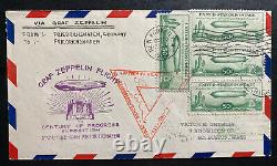 1933 New York USA Graf Zeppelin cover LZ 127 Century Of Progress Exhibition FDC