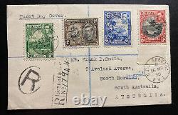 1938 Grenada First Day Cover FDC To Norwich Australia King George Stamp Issue