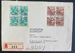1941 Zurich Switzerland First day Cover To Germany Philatelic Exhibition FDC