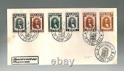 1944 Pingvellir Iceland First Day Cover FDC Complete set # 240-245