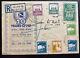 1946 Tel Aviv Palestine First Day Postcard Cover Fdc 10th Years Anniversary