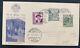 1948 Andorra First Day Airmail Cover Fdc To Lerida Spain Sc#48-51