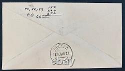 1948 Andorra First Day Airmail Cover FDC To Lerida Spain Sc#48-51