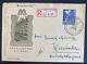 1948 Leipzig Germany First Day Cover Fdc To Wiesbaden Fair Messe Issue