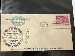 1949 Charles Lindbergh Signed Autographed First Day Cover FDC BAS BECKETT