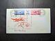 1951 Belgium Airmail First Day Cover Fdc Brussels Commemorative Souvenir