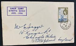 1955 Gough Island First Day cover To England Scientific Survey