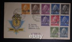 1959 Christmas Island Australia First Day cover FDC Full Set