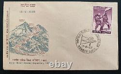 1965 Bombay India Mount Everest Expedition First Day Cover FDC