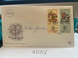 1968 David Ben Gurion Signed Autograph First Day Cover FDC Envelope 20TH ANNIV