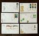 1974-1976 Israel First Day Covers Lot Of 6 Different Fdc