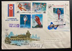 1987 Korea First Day Cover FDC Pre Olympic Games Souvenir Sheet To Italy