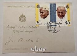 1987 Warsaw Poland Fdc First Day Cover Pope John Paul II