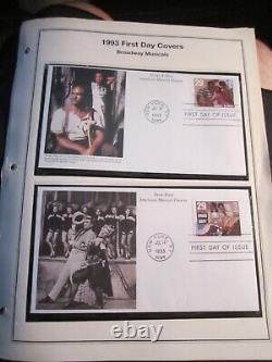 1993 1994 First Day Covers Lot Of 44 All Mint And Post Marked Bba-50