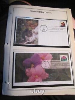 1993 1994 First Day Covers Lot Of 44 All Mint And Post Marked Bba-50