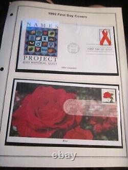 1993 1994 First Day Covers Lot Of 44 All Mint And Post Marked Bba-50