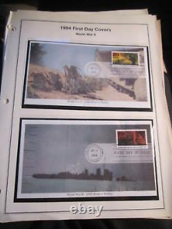 1993 1994 First Day Covers Lot Of 44 All Mint And Post Marked Bba-50