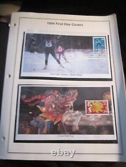 1994 Heritage First Day Covers Lot Of 34 All Mint And Post Marked Bba-50