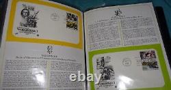 3 binders 580 POSTAL COMMEMORATIVE SOCIETY US First Day Covers & Special Covers