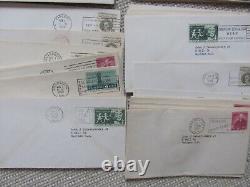 420 Assorted First Day Covers FDCs Cachets Cancellations Envelopes 1960s