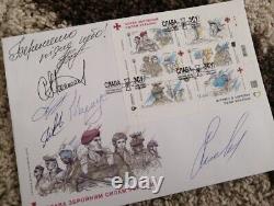 6 Autograph Protect Native Sky FDC Envelope Glory to the Armed Forces of Ukraine