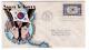 #921 Korea Dorothy Knapp Hand Painted Cachet 1944 Wwii Fdc Overrun Countries