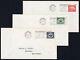 Airmail First Day Covers, Scott C4-c6, Complete Set Scarce