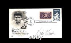 Bill Veeck JSA Signed FDC 1983 First Day Cover Cache Babe Ruth Autographed