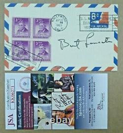 Burt Lancaster Actor Signed First Day Cover FDC with JSA COA