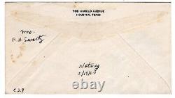 C29 Transport 20c FDC 1941 First Day Cover Swartz Hand-Painted