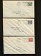 C4-c6 Complete Set Of 3 Matched Worden First Day Covers (cv 311) C5