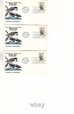CANADA stamps GRAY JAY 478 FDC COLE CACHET 1968 73 IN AUCTION bb4