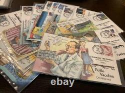 COMPLETE set of 150 CELEBRATE THE CENTURY COLLINS HAND PAINTED FDC -Perfect