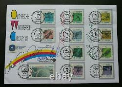 Canada Olympic 1988 Sport Games (FDC) signed different PMK see scan rare