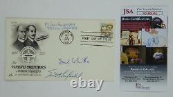 Chuck Yeager Frank Whittle Scott Crossfield Signed First Day Cover FDC JSA COA