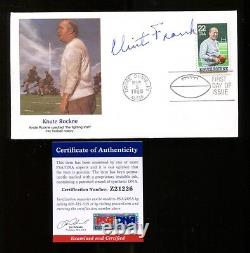 Clint Frank Signed FDC First Day Cover Autographed Yale Heisman PSA/DNA Z21226