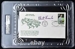 Clint Frank Signed First Day Cover FDC Cut Died 1992 Yale Heisman + PSA/DNA