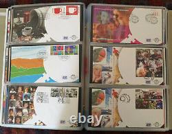 Collection Of Netherlands First Day Cover From 2001-06 In An Album