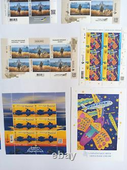 Complete Set Lot of 12 items, Ukrainian stamps RUSSIAN warship, Ukrainian dream