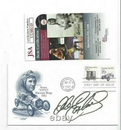 Dale Earnhardt Autographed First Day Cover JSA Professional NASA Race Car Driver