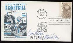 Ed Wachter PSA DNA Coa Signed 1961 FDC First Day Cover Cache Autograph
