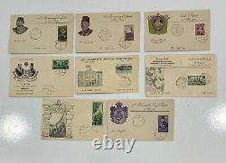 Egypt 1940s FDC COMBO 8 FIRST DAY COVERS ATTRACTIVE PRICE