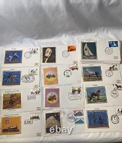 FDC COVER LOT HUGE 500 FIRST DAY COVER SILK CACHET LOT All 1970 To 1980