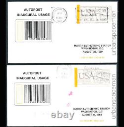 FDC CVP1 CVP2 Set of 2 Autopost Covers Postally Used Mailed First Day Uncovers