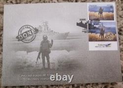 FDC Envelope Cover Ukrainian Stamp W russian Warship go F yourself DONE