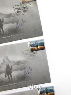 FDC Russian warship go first edition envelope signed Gribov and smilansky